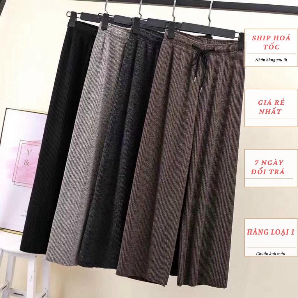 Quần ống suông len cao cấp dễ mặc siêu hot