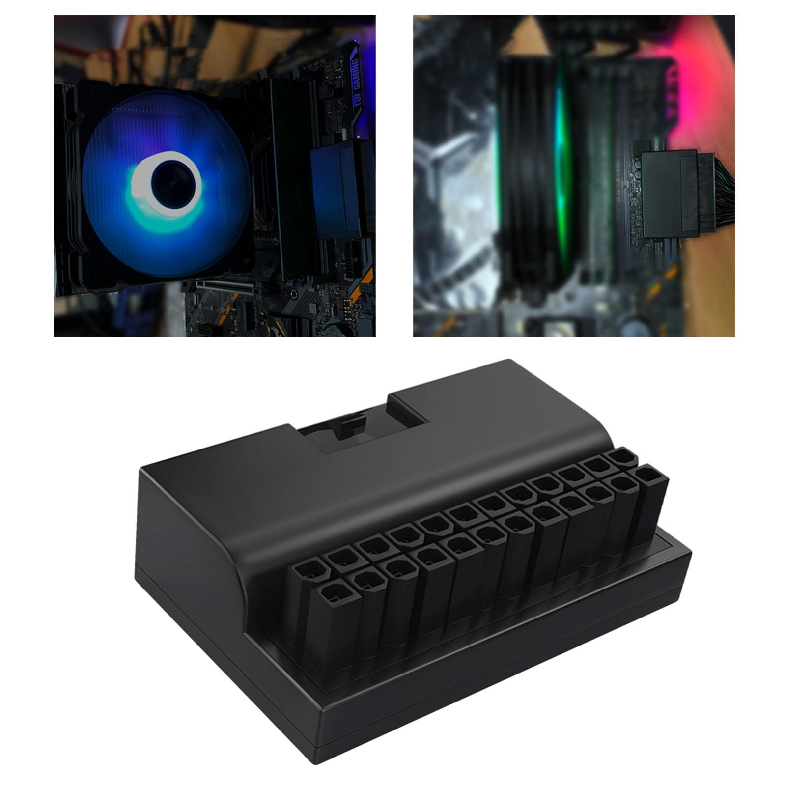 24Pin  Adapter  24Pin to 24Pin Modular for  Supply  PC