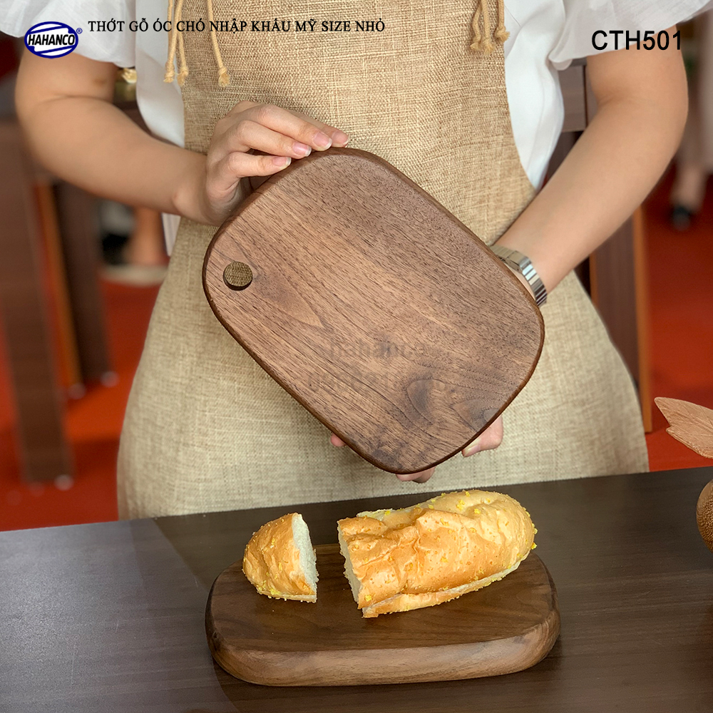 Thớt gỗ óc chó nhập khẩu Mỹ - bày pizza dùng trang trí/ chụp hình