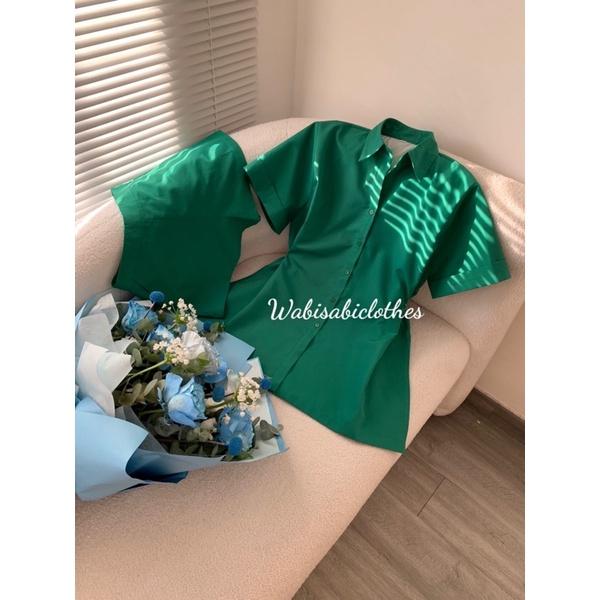 Set áo sơmi quần short Wabisabi N1904