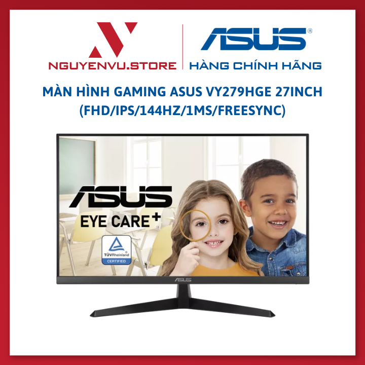 Màn hình Gaming ASUS VY279HGE 27inch (FHD/IPS/144Hz/1ms/FreeSync) - Hàng chính hãng