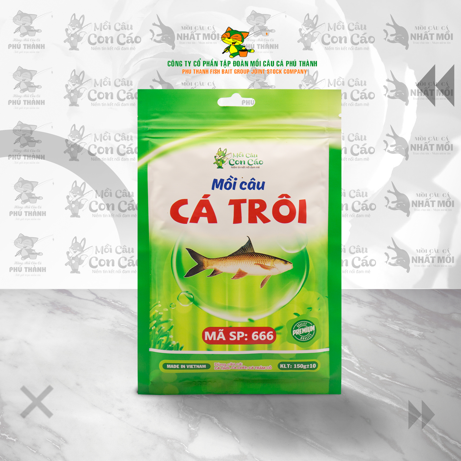 Mồi Câu Cá Trôi Mã 666 - Mồi câu Con Cáo