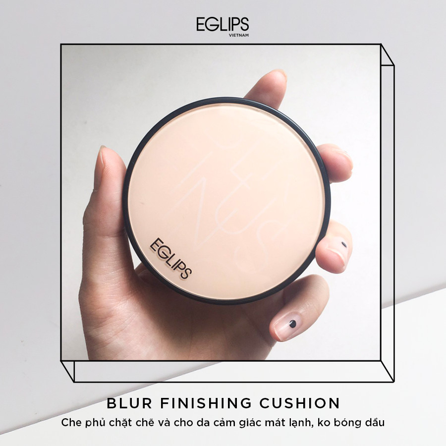 Phấn nước Eglips Blur Finishing Cushion (Chỉ số chống nắng SPF50+/PA+++) 12g (Matte) Che khuyết điểm tự nhiên