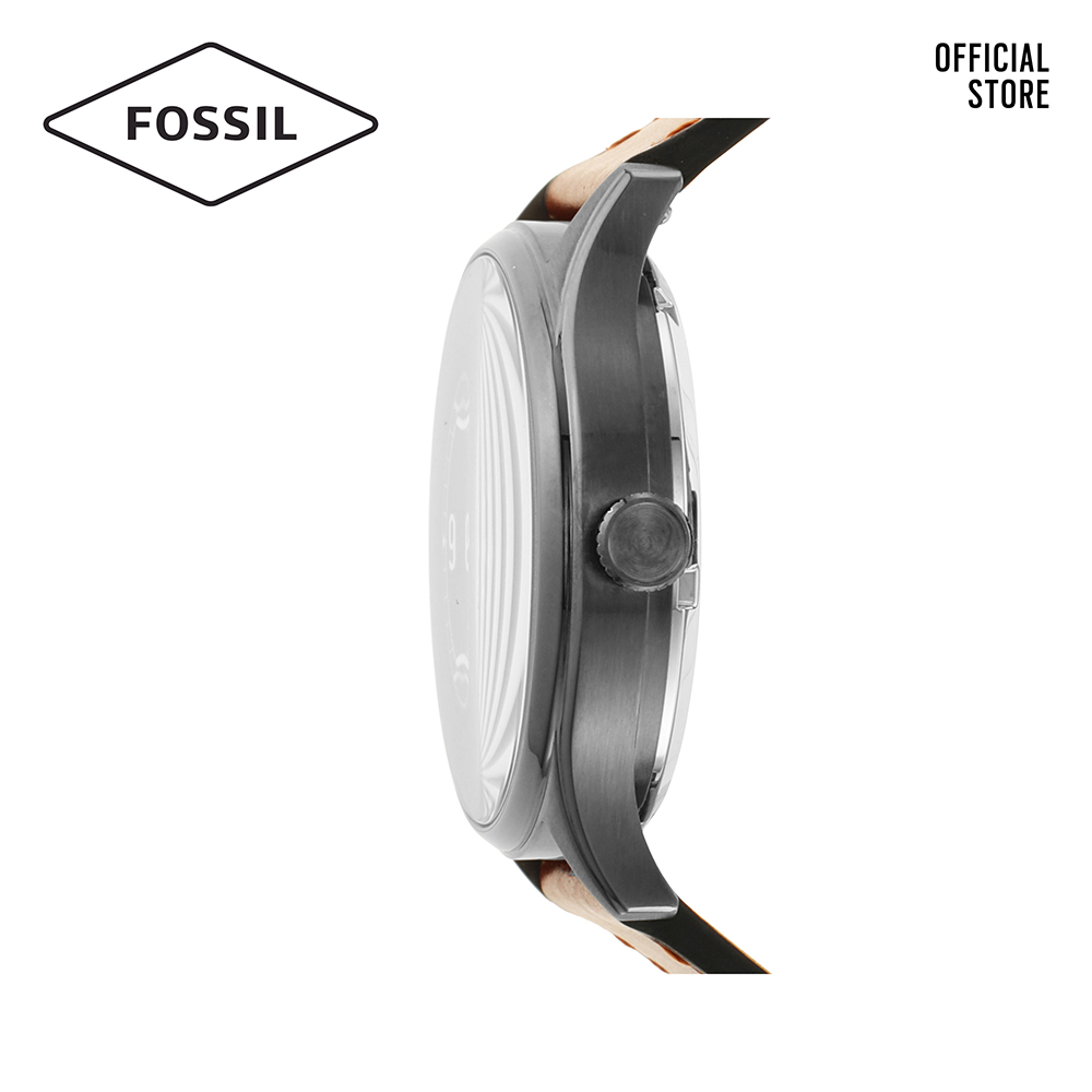 Đồng hồ nam FOSSIL Forrester dây da ME3178 - màu xám