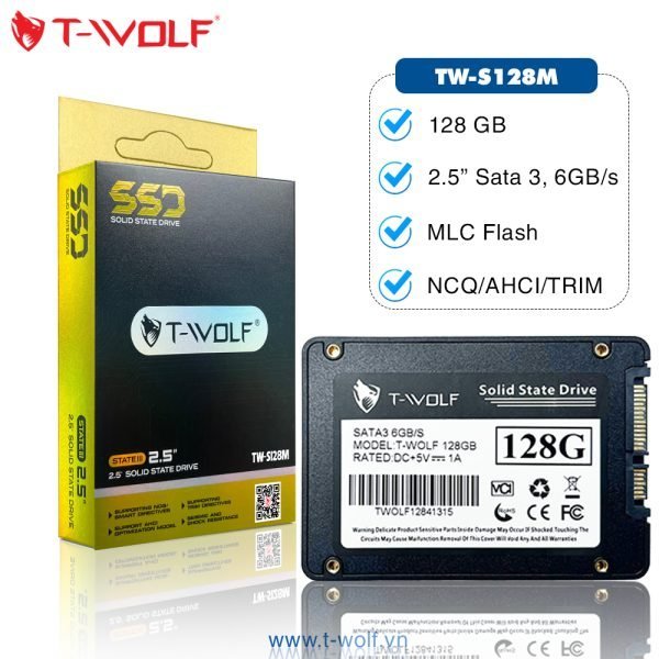 Ổ cứng SSD T-WOLF 128GB/256G/512G Sata3 2.5&quot; - Hàng chính hãng