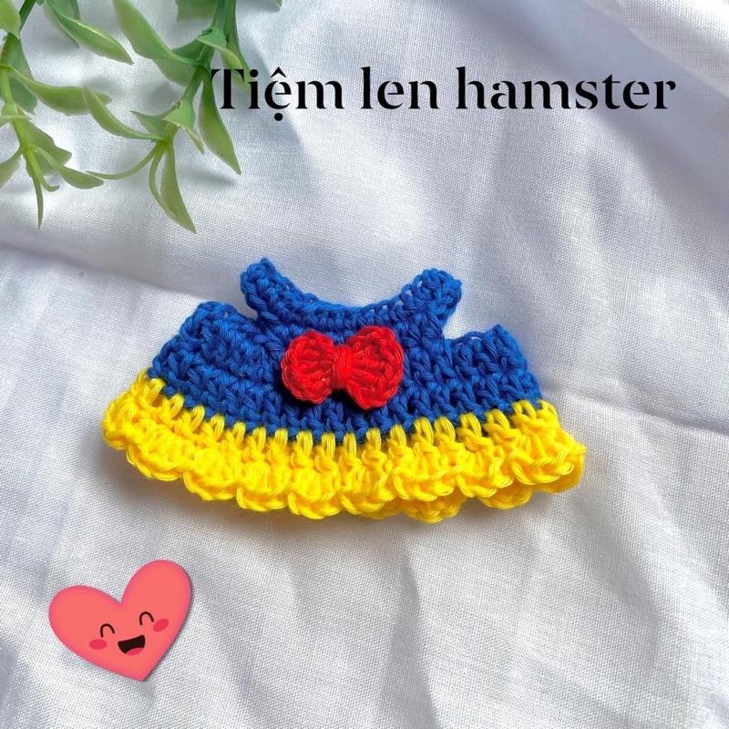 Váy cho hamster đầm bạch tuyết