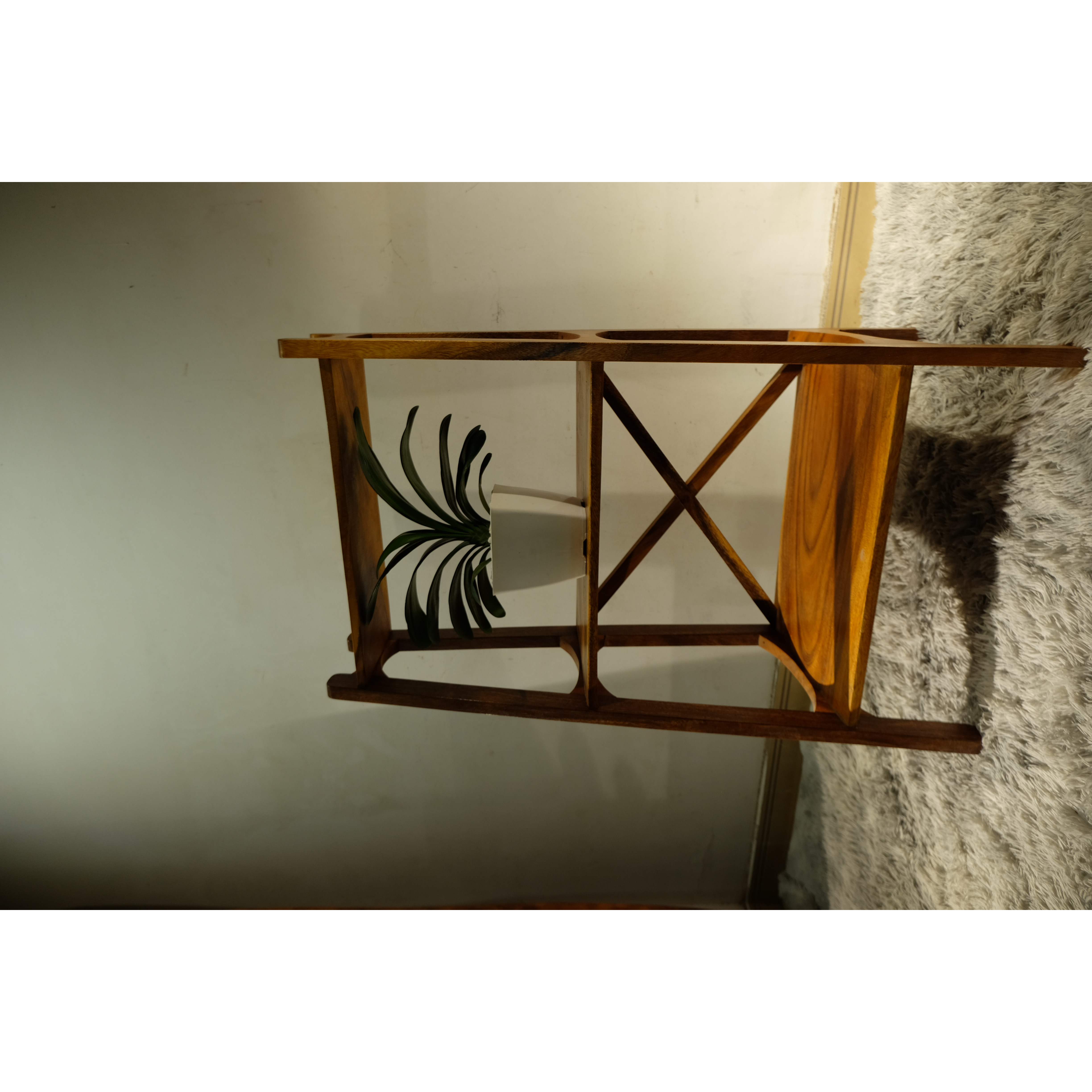 Kệ Sách gỗ Me Tây 120x55cm