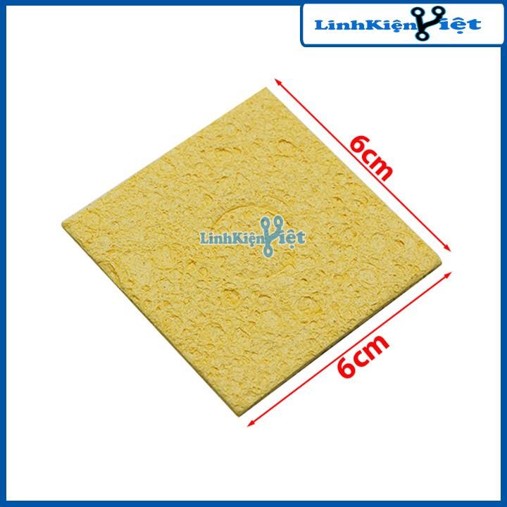 Bọt biển chùi mỏ hàn 6x6 cm