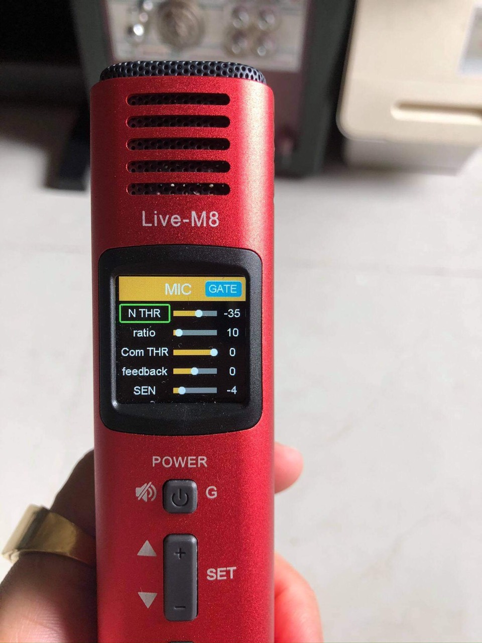 Micro Livestream MISOUND Live -M8.(không cần soundcard) Hát karaoke trên ÔTô - Hàng chính hãng