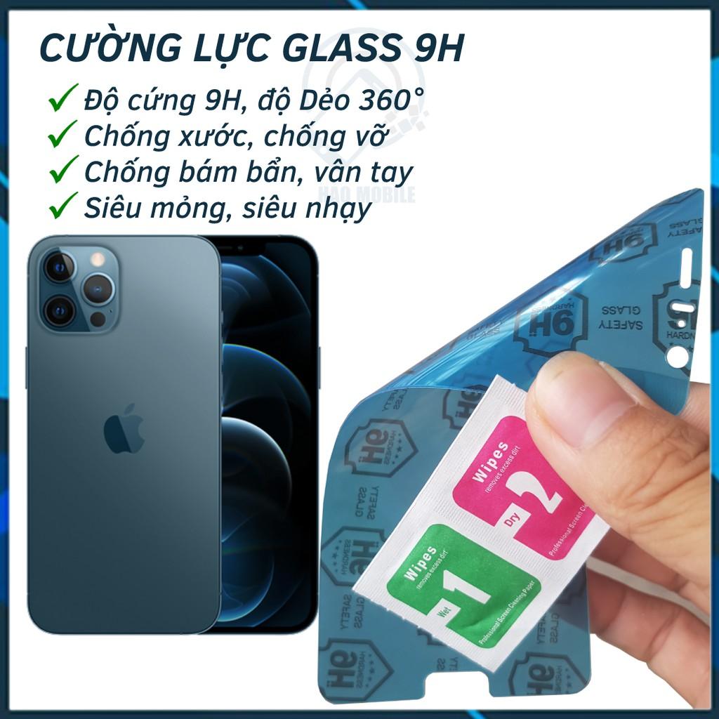 Dán cường lực dẻo nano dành cho iPhone 12 Mini, 12, 12 Pro, 12 Pro Max