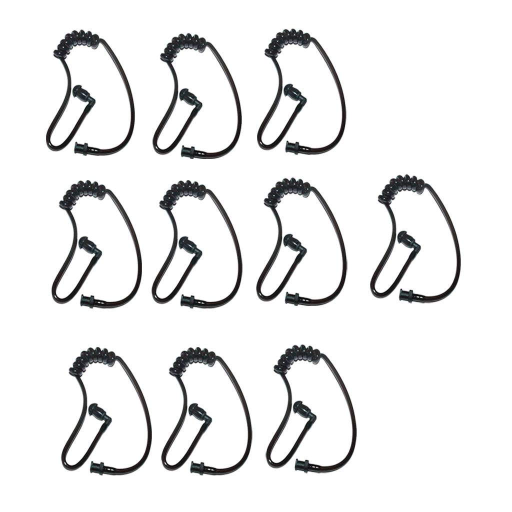 10 Pieces PTT Acoustic Tube in Earphones for / / Walkie Talkie