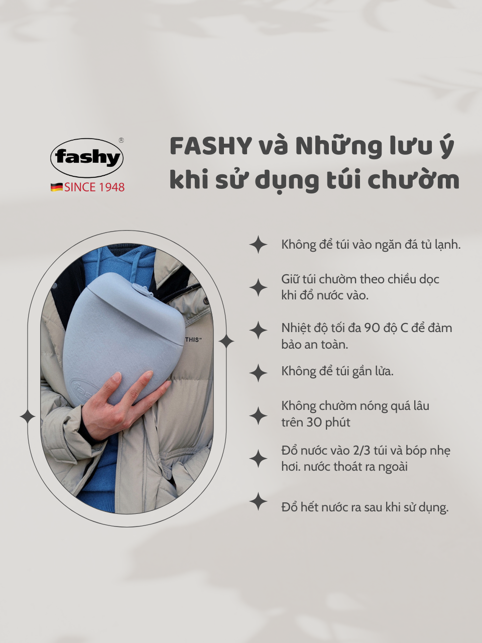Túi chườm Thông minh FASHY Germany (Smart Bottle Stone)