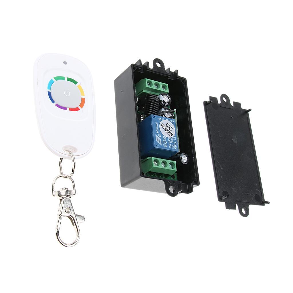 12V Learning Remote Control Switch Unit With Single Bottom Controller 315Mhz Receiver module with Circuit Diagram