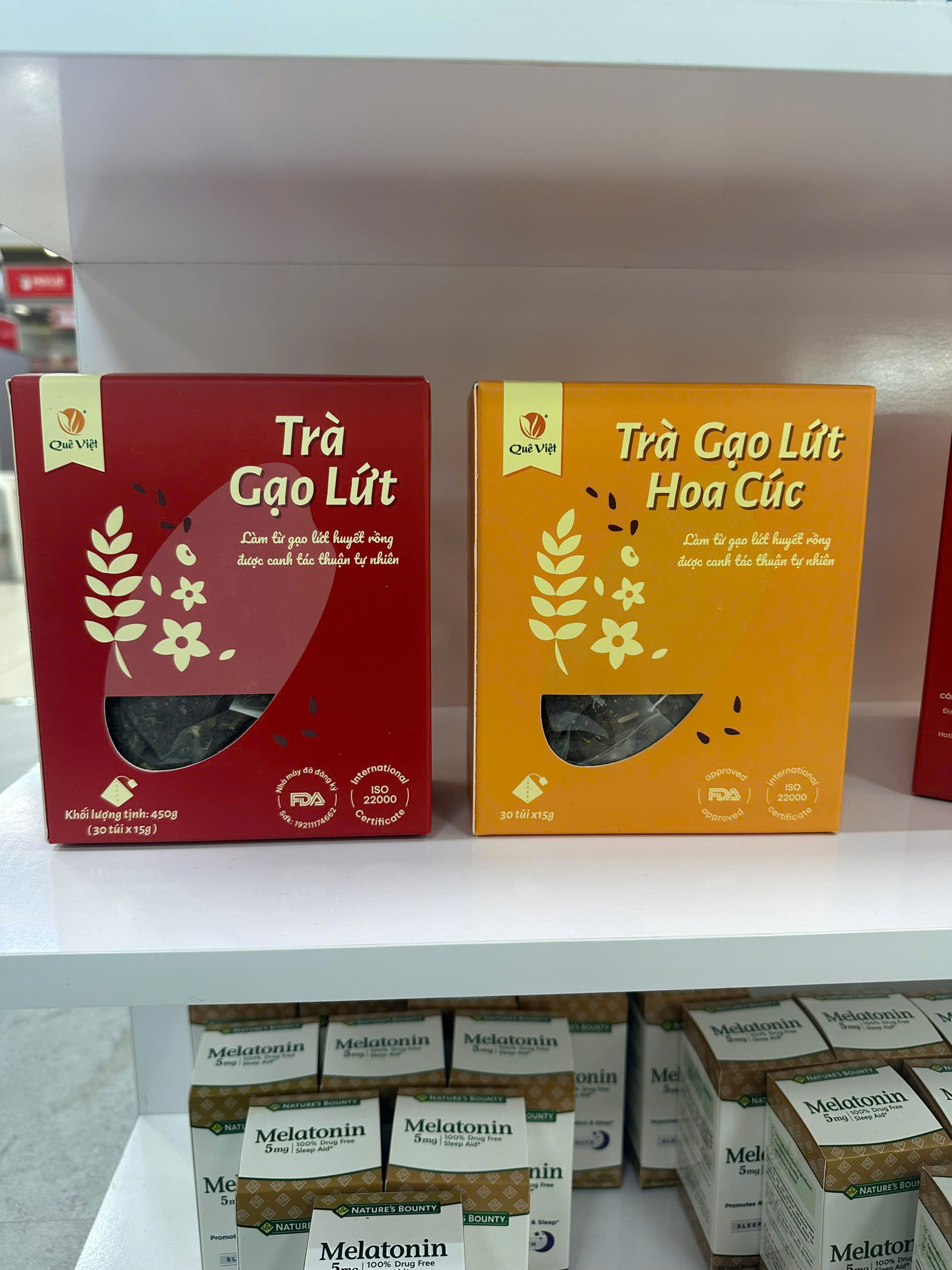 [CHÍNH HÃNG] Trà Hoa Cúc Khô Quê Việt Giúp An Thần, Ngủ Ngon, Giảm Căng Thẳng - Hộp 450g