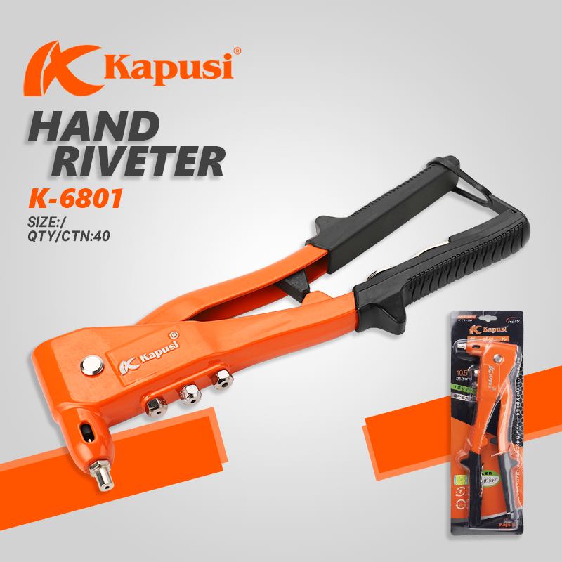 Kìm Rút Đinh Tán Cộng Lực Kapusi K6801 – Tay Cầm Dài, Hợp Kim Chống Gỉ, Dễ Sử Dụng | Dụng Cụ Rút Rive Nhôm – Inox