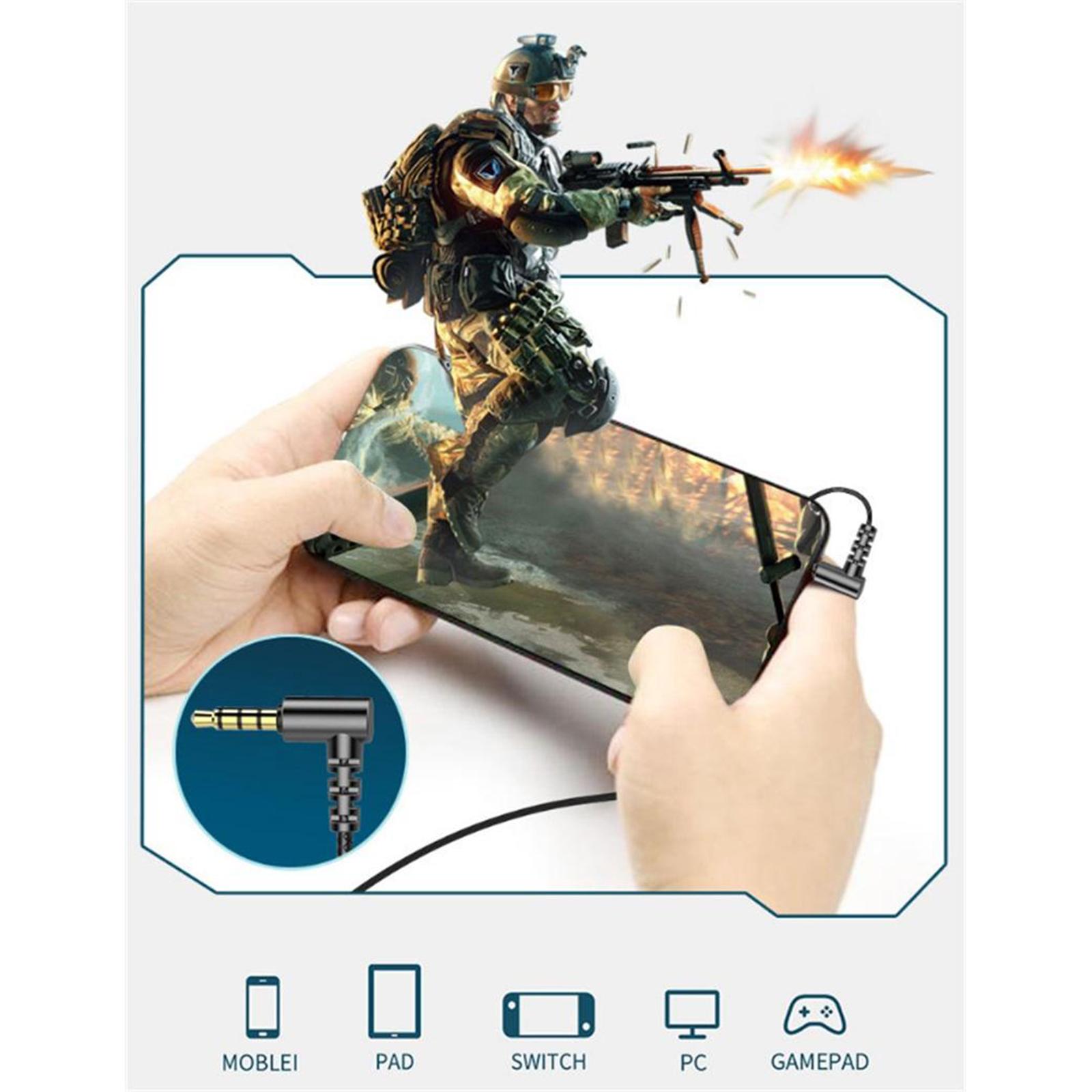 E-Sport Wired in-Ear Gaming Earphone with Adjustable Mic for Xbox, Laptop,