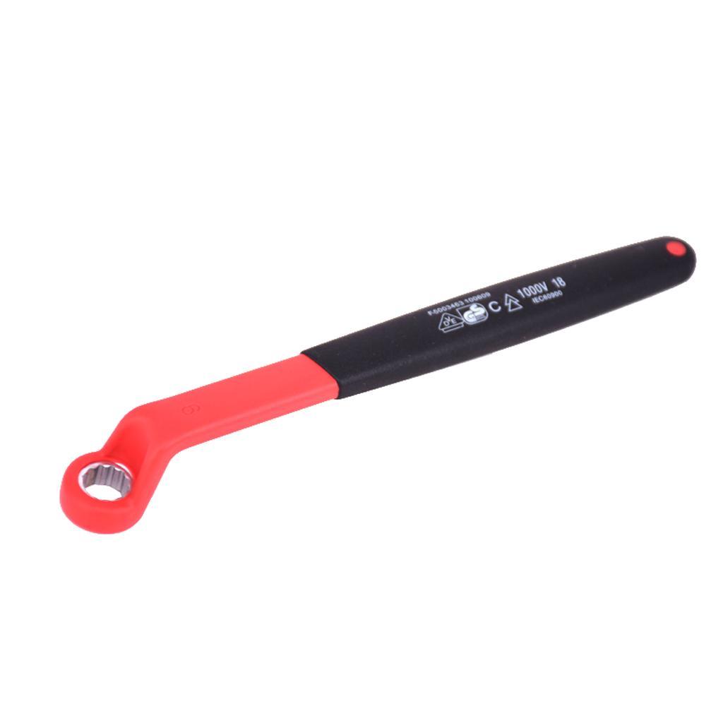 Ring Spanner Box End Insulated 1000V Cranked Offset Wrench Racheting