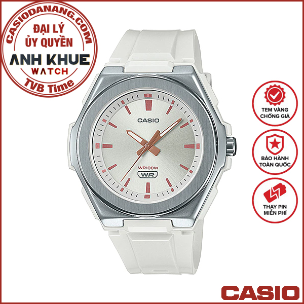 Đồng hồ nữ dây nhựa Casio Standard chính hãng Anh Khuê LWA-300H-7EVDF (42mm)