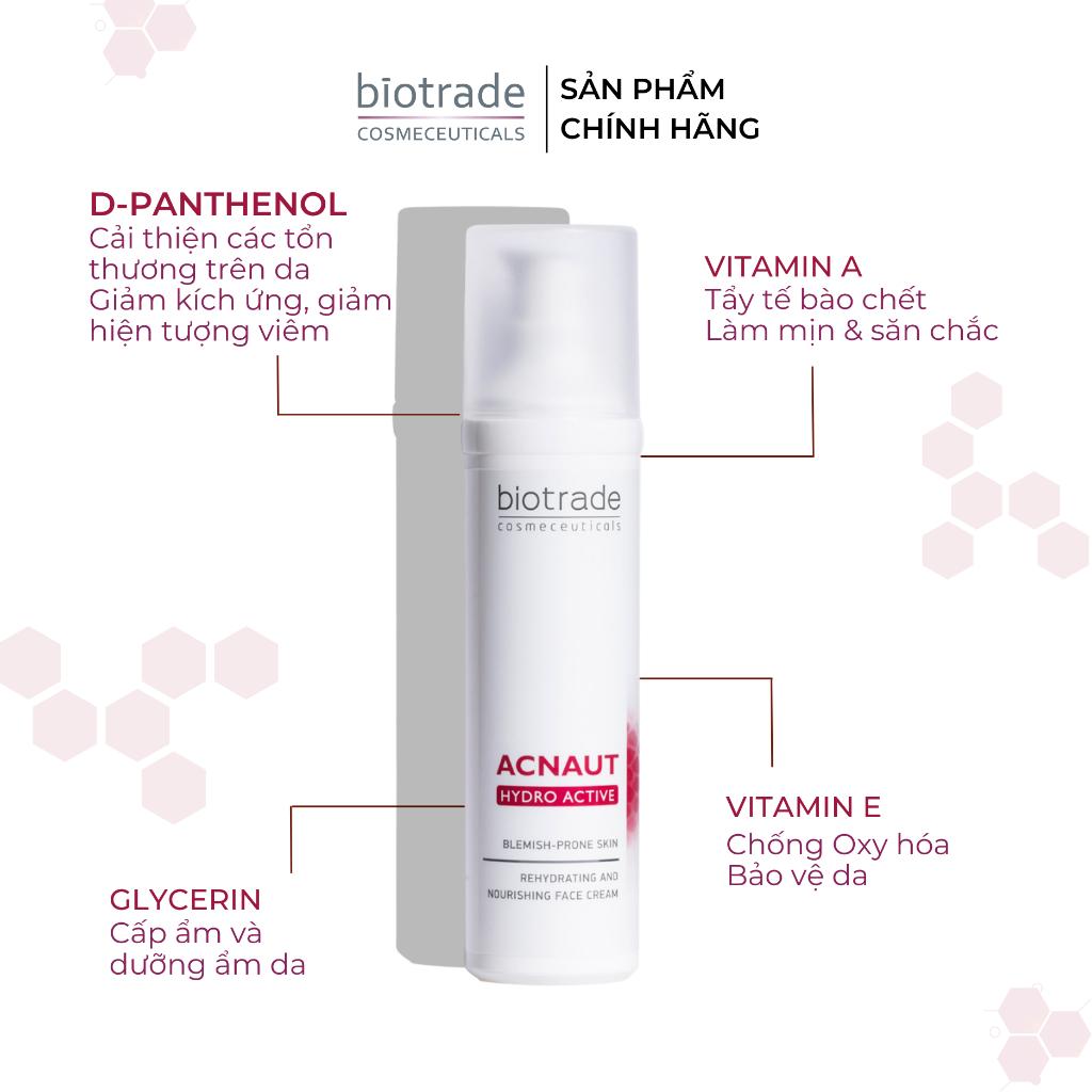 Kem Dưỡng Ẩm Biotrade Acnaut Hydro Active Cream 60ml