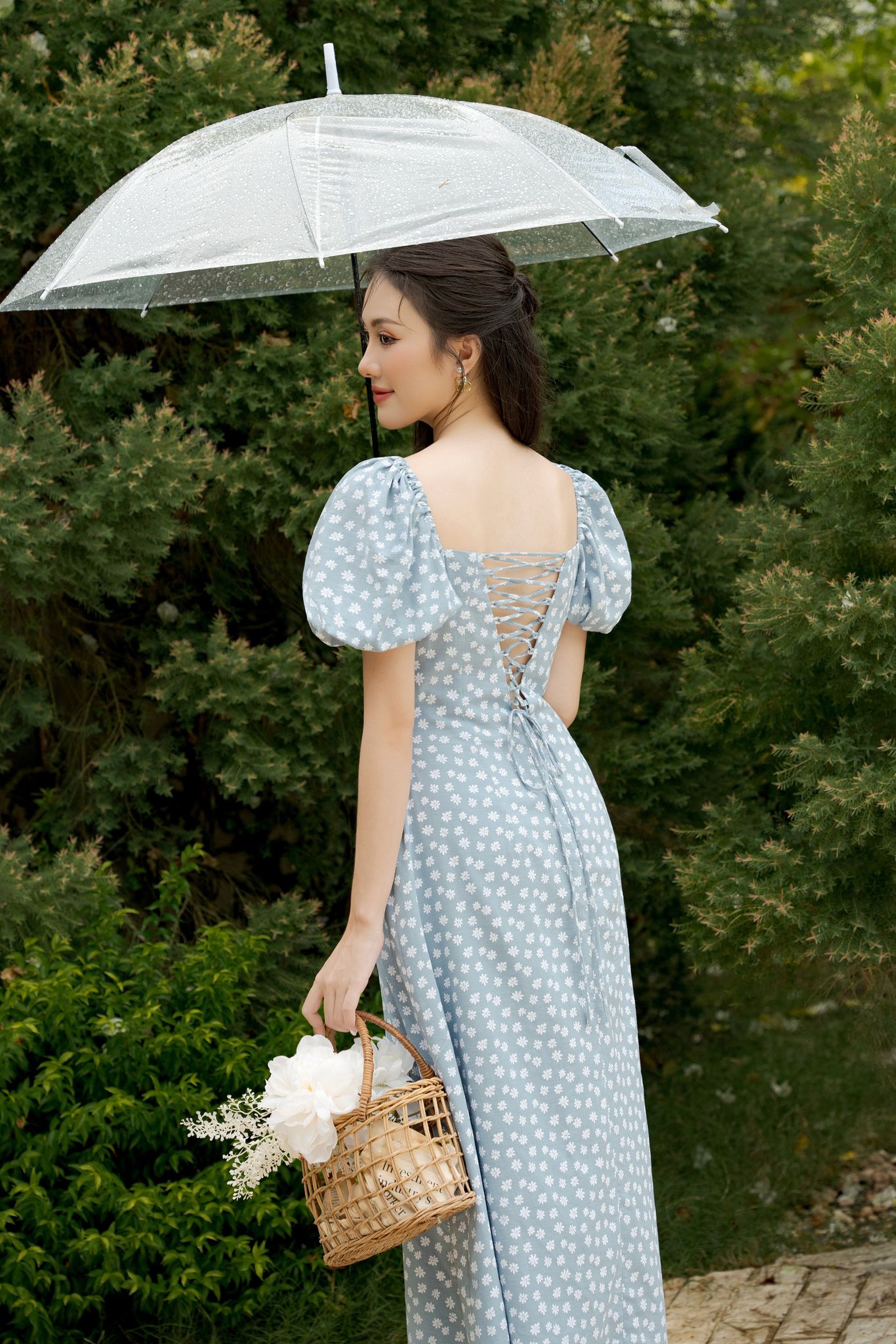 OLV - Đầm Azura Puff Sleeve Dress