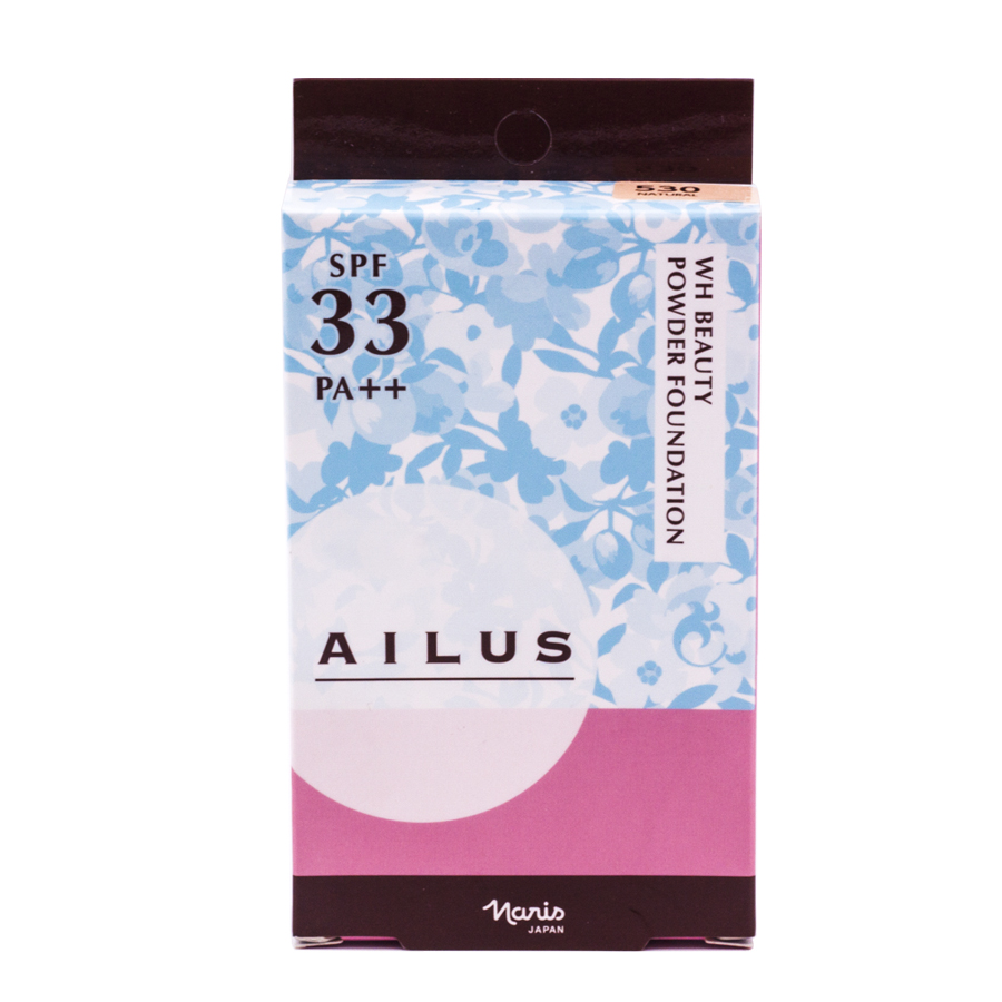 Phấn nền sáng da Naris Ailus WH Beauty Powder Foundation