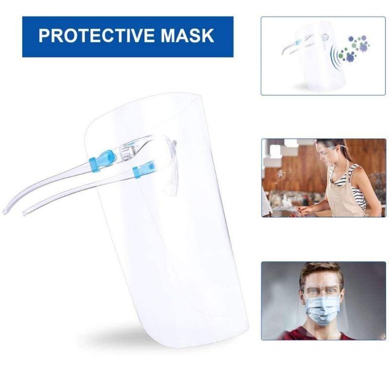 Face Shield Kính Chống Giọt Bắn Bảo Hộ Chống Dịch - CẢ BỘ GỒM KÍNH VÀ GỌNG KÍNH NHƯ HÌNH