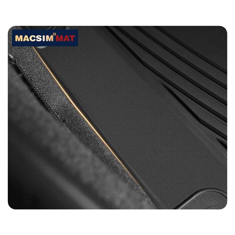 Thảm lót cốp xe ô tô Audi A3 2014 - 2020 nhãn hiệu Macsim 3W chất liệu TPE cao cấp màu đen