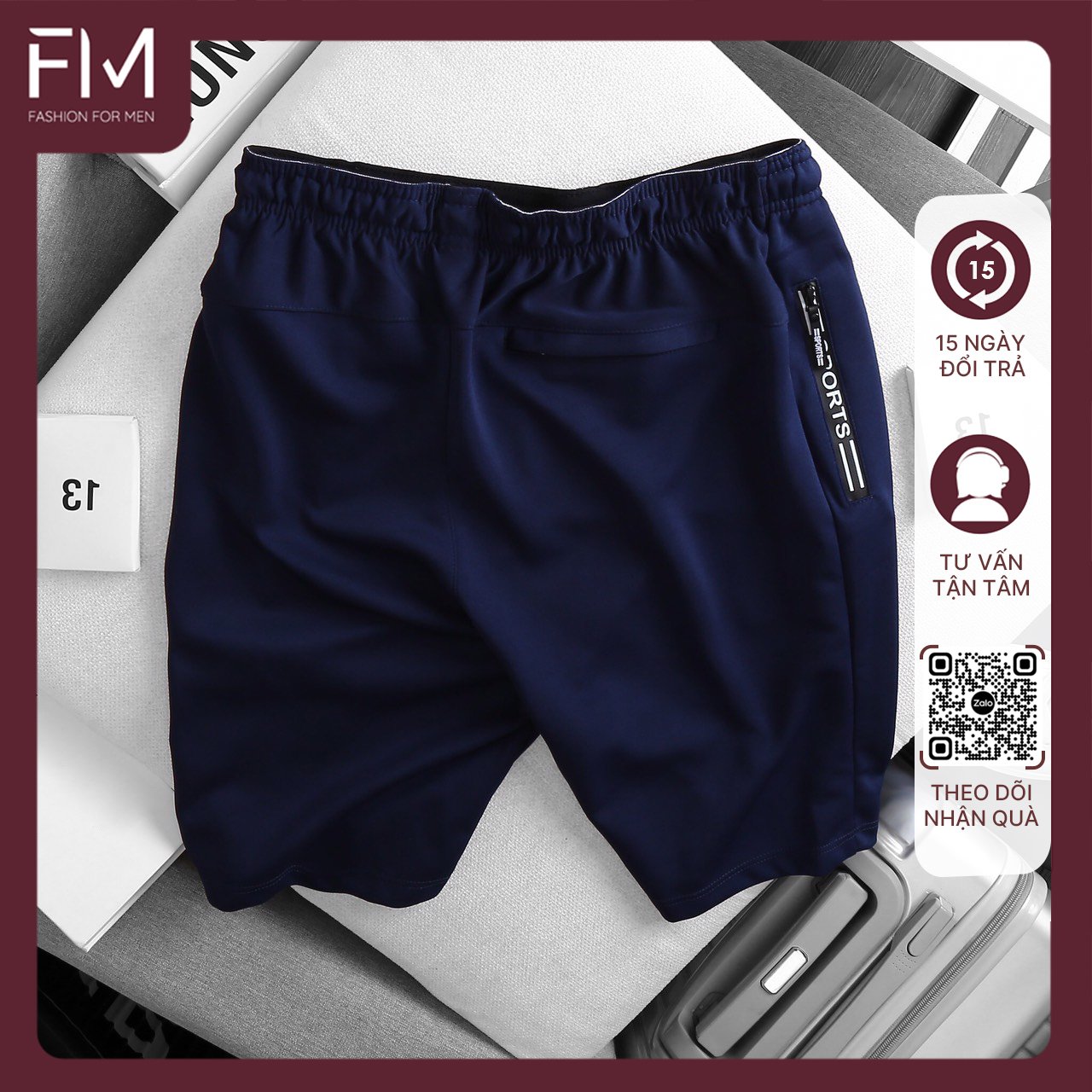 Quần short nam thể thao thun lạnh cao cấp thoải mái, năng động, trẻ trung – FORMEN SHOP – FMPS090