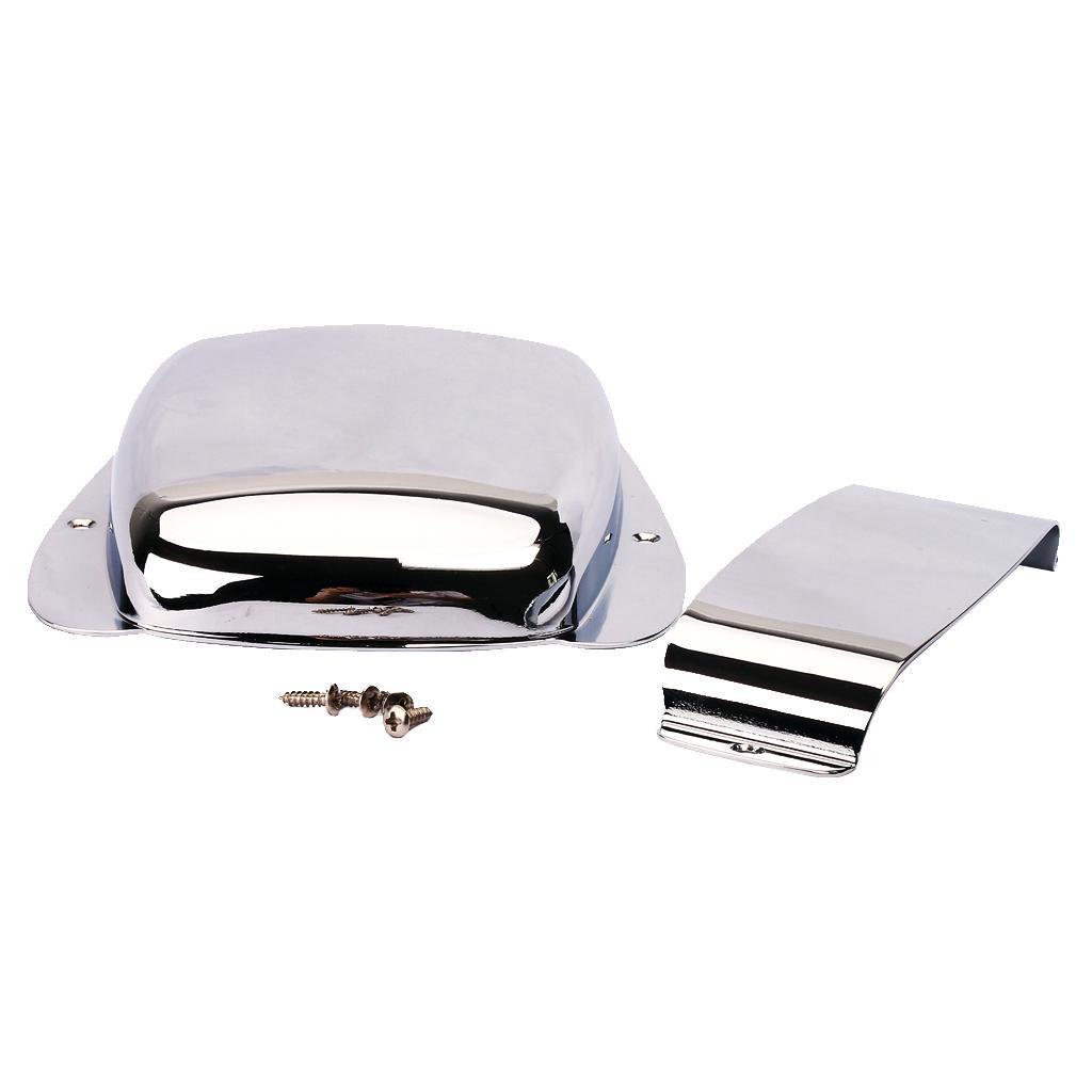 Chrome Plated Pickup & Bridge Plate Cover for Bass Electric Bass Guitar