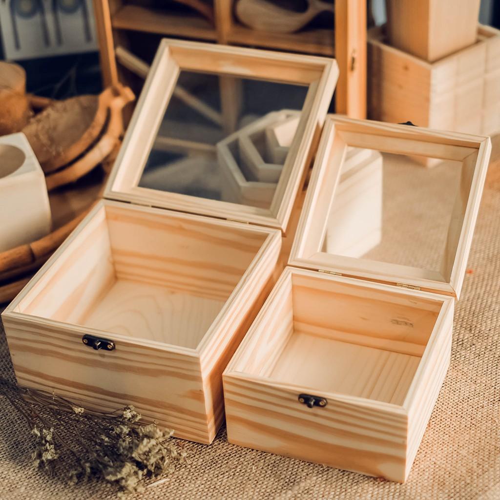 Đựng đồ đa năng - Hộp gỗ tự nhiên