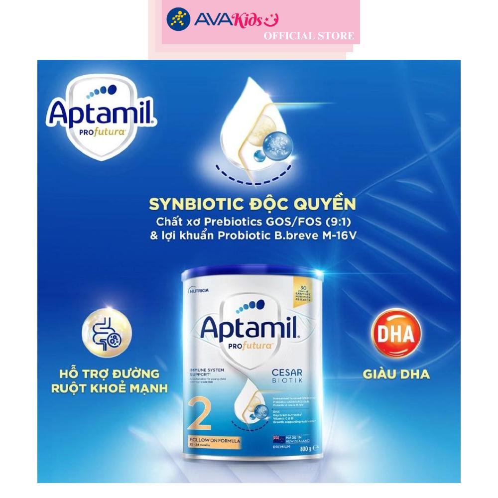 Sữa bột Aptamil Profutura Cesarbiotik số 2 800g (1 - 2 tuổi)