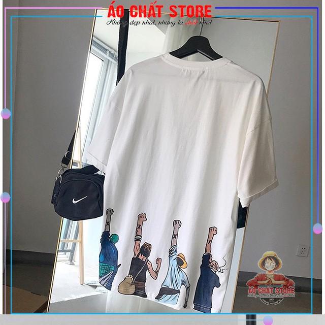 Áo thun One Piece tay lỡ unisex siêu chất | Áo Luffy tay lỡ form rộng đẹp AC4