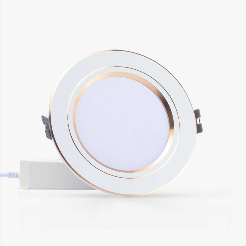 Đèn LED âm trần Downlight đổi màu Rạng Đông Model: AT10 ĐM 110/10W lỗ khoét 110mm,  đổi 3 màu ánh sáng - Hàng chính hãng