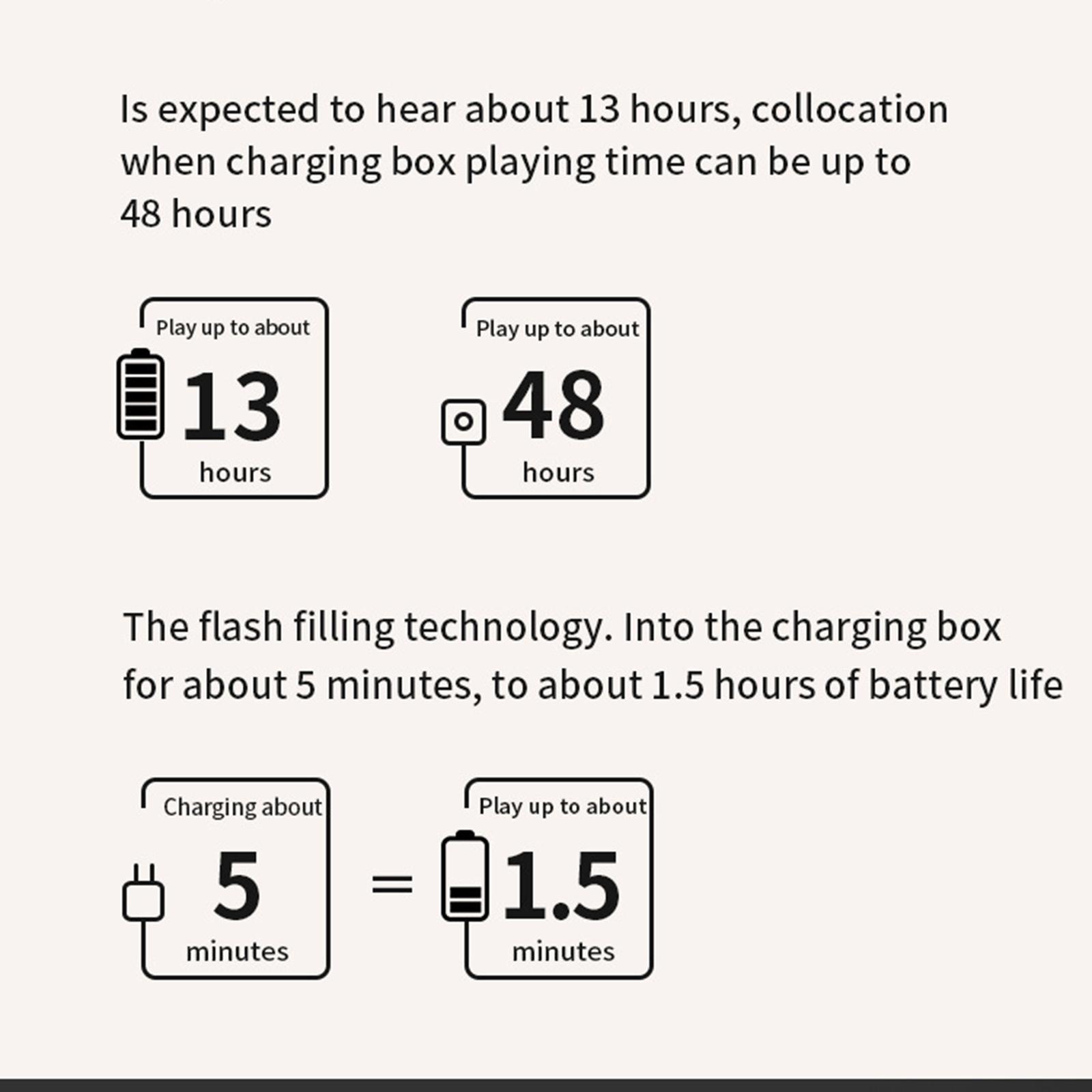 True W Stereo Earphones Hanging Ear Noise Reduction Headset for Running