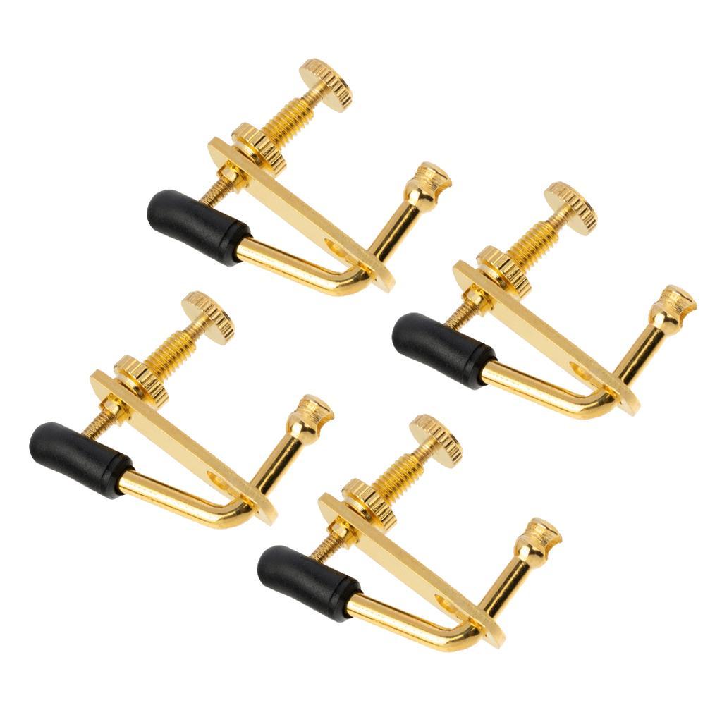 for 3/4 - 4/4 Violin Golden Plated Violin String Tuner Fine Tuner Adjuster