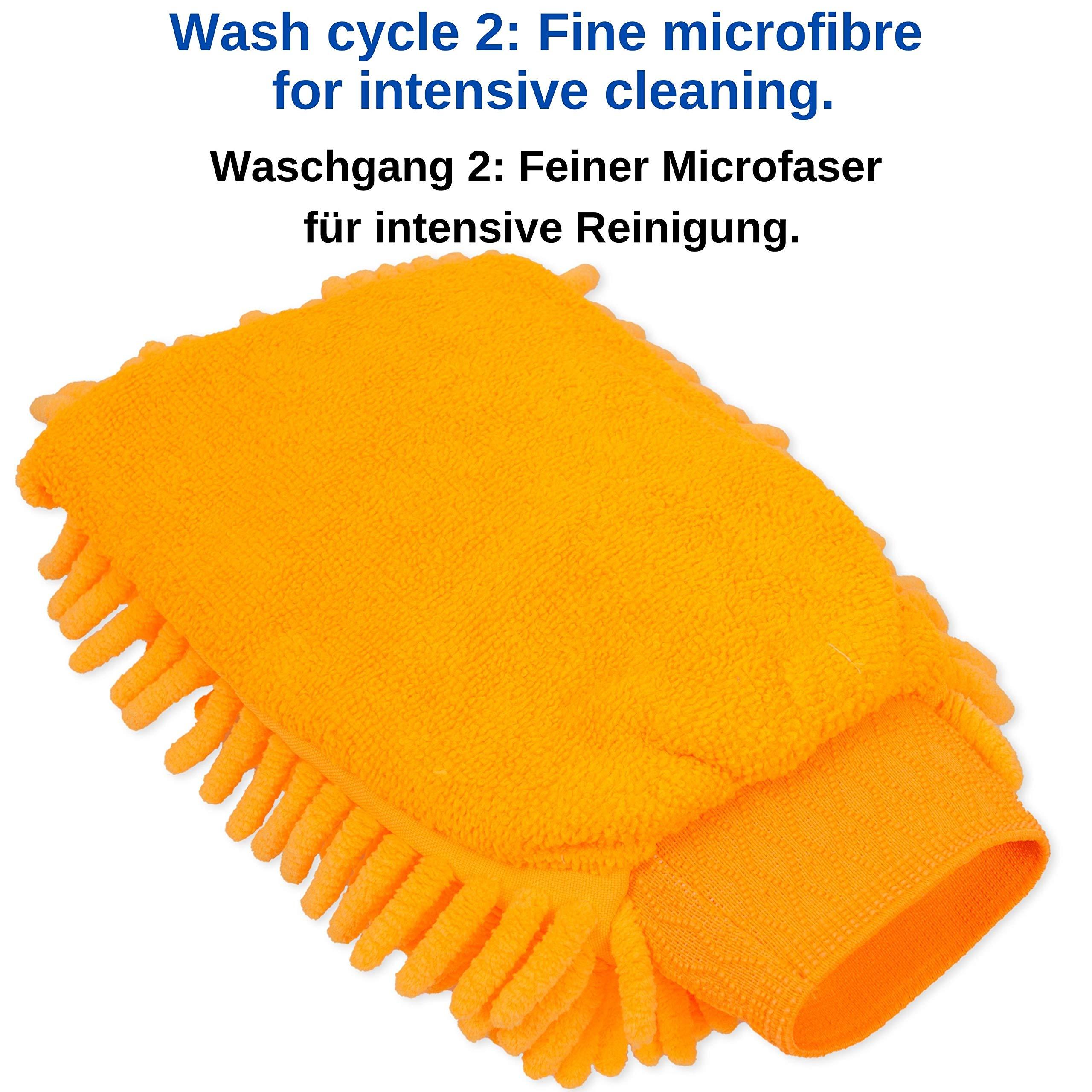 Găng tay rửa microfiber cho ô tô, cực kỳ hấp thụ và mềm, làm sạch hoặc làm sạch nước, hoặc/và xà phòng