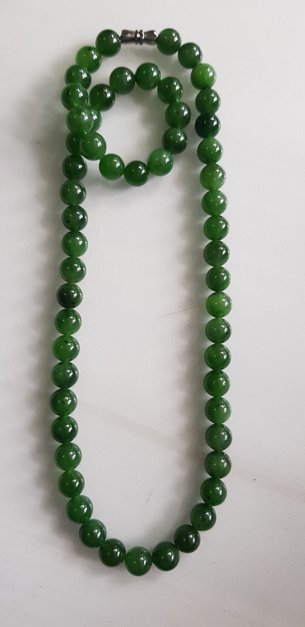Vòng chuỗi đeo cổ Nữ mới đẹp Đá ngọc jade hay ngọc phật xanh tự nhiên  Size 8mm màu xanh ngọc bích bóng sang đẹp hợp mệnh thủy mộc hỏa Quà tặng ý nghĩa cho Mẹ, mình và người thân ý nghĩa ạ