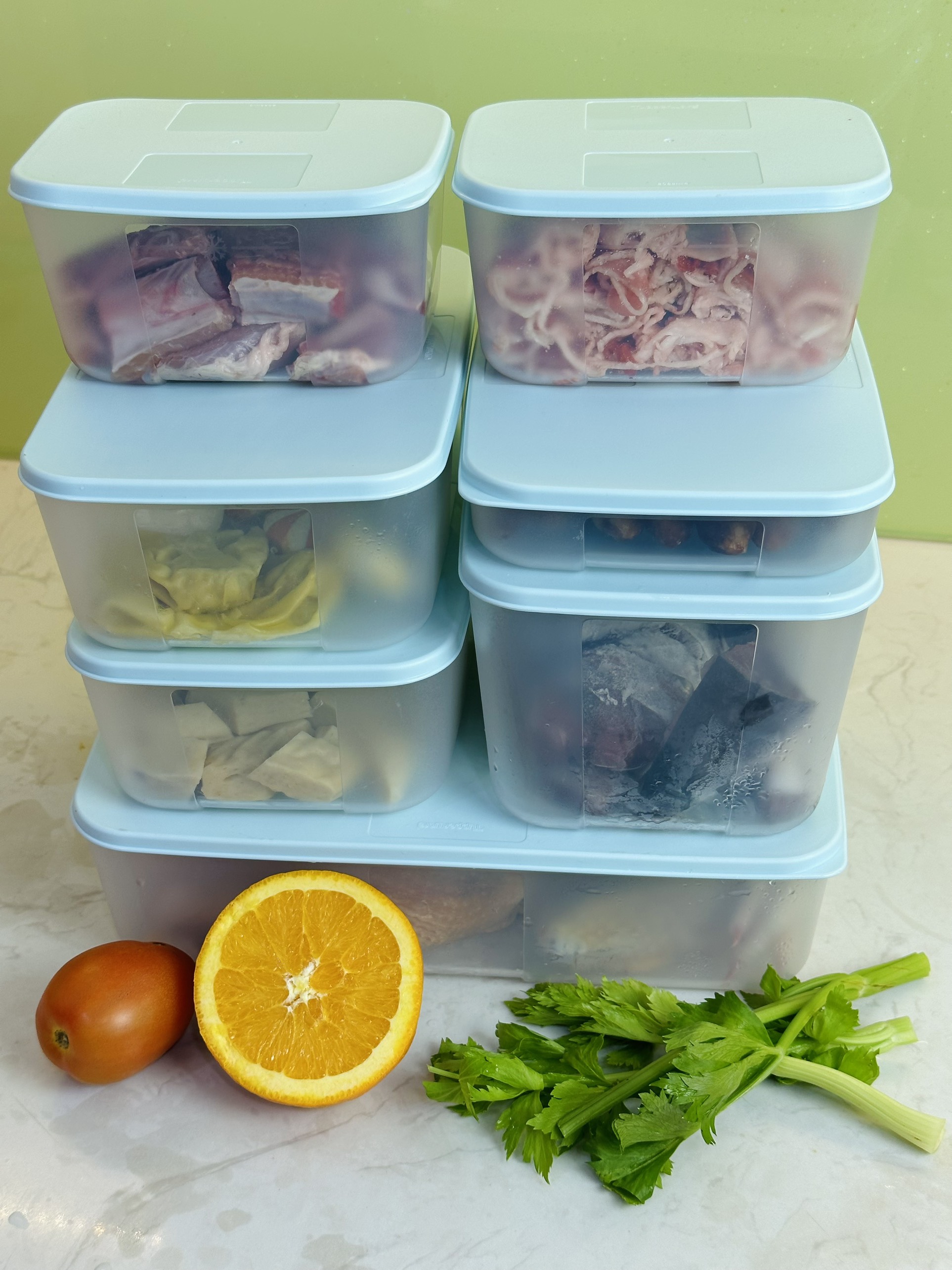 Bộ Trữ Đông Tupperware Freezermate Essential Set 7