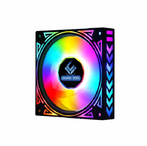 Quạt tản nhiệt LOVING YF-12025SG Fan Led RGB SYNC 12cm Bảo hành 12 tháng - Hàng chính hãng