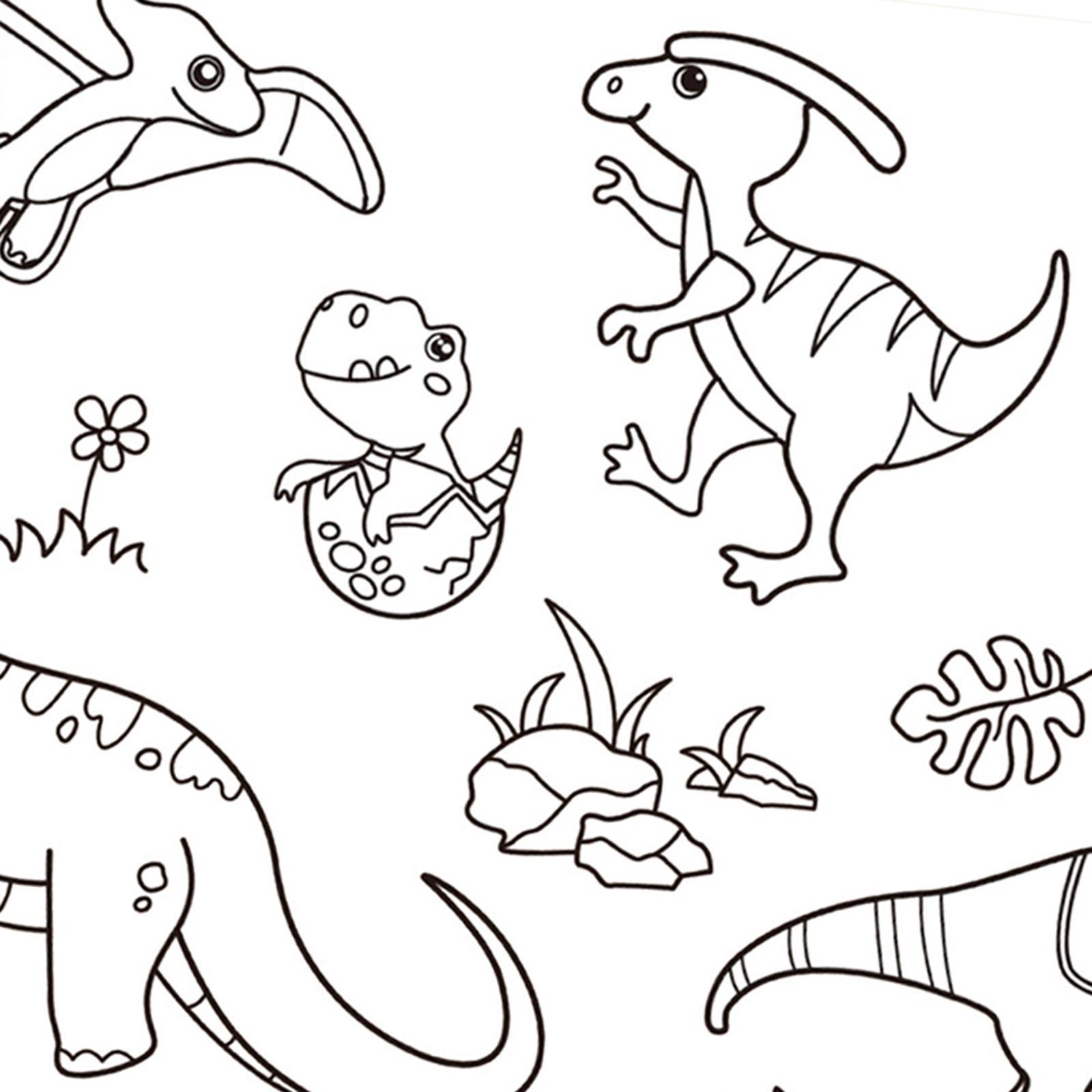 Art Paper Roll Sticky Coloring Book 30x300cm DIY Coloring Posters for Party Home