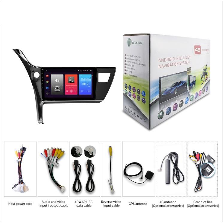 Màn Hình 10 inch Cho Xe ALTIS 2018-2020, Đầu DVD Android Tiếng Việt Kèm Mặt Dưỡng Giắc Zin Xe TOYOTA ALTIS