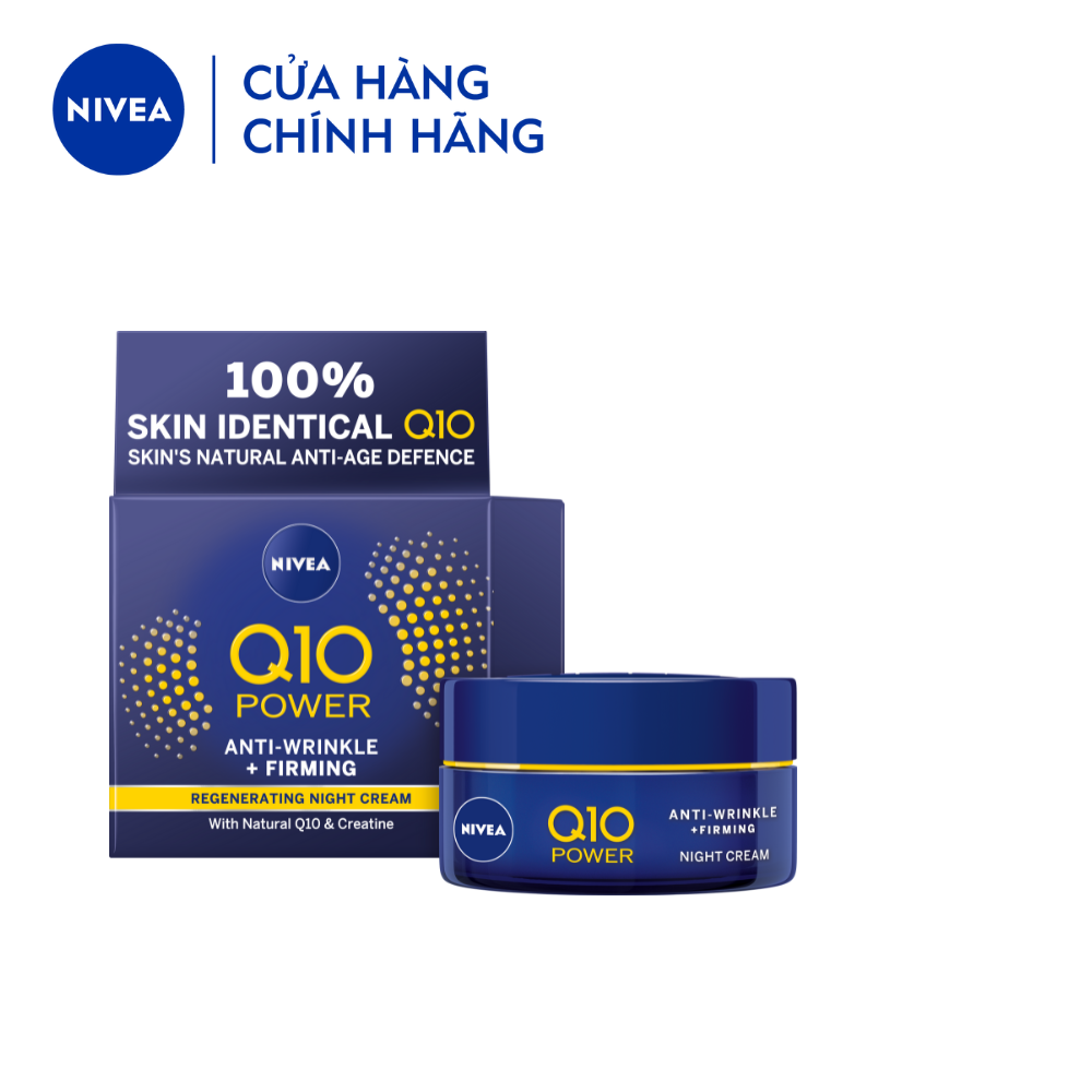 Kem Chống Nhăn Lão Hóa Da Ban Đêm Nivea Q10 Plus - 50ml - 81289