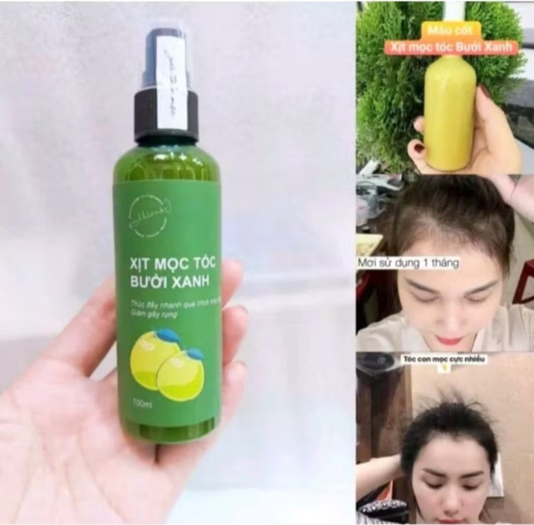 1 CHAI XỊT KÍCH THÍCH MỘC TÓC TINH DẦU BƯỞI THẢO MỘC CAO CẤP CHO MỌI NGƯỜI