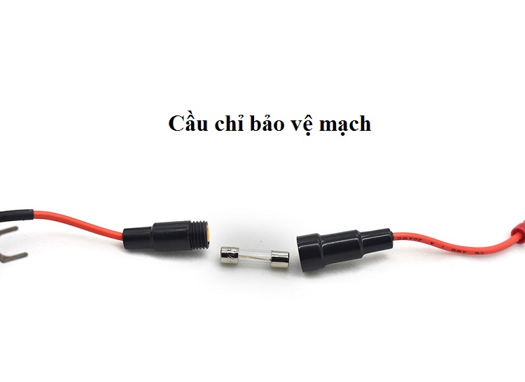 Bộ sạc điện thoại kiêm tẩu châm thuốc trên xe máy V2 ( Dây dẫn 1.2m )