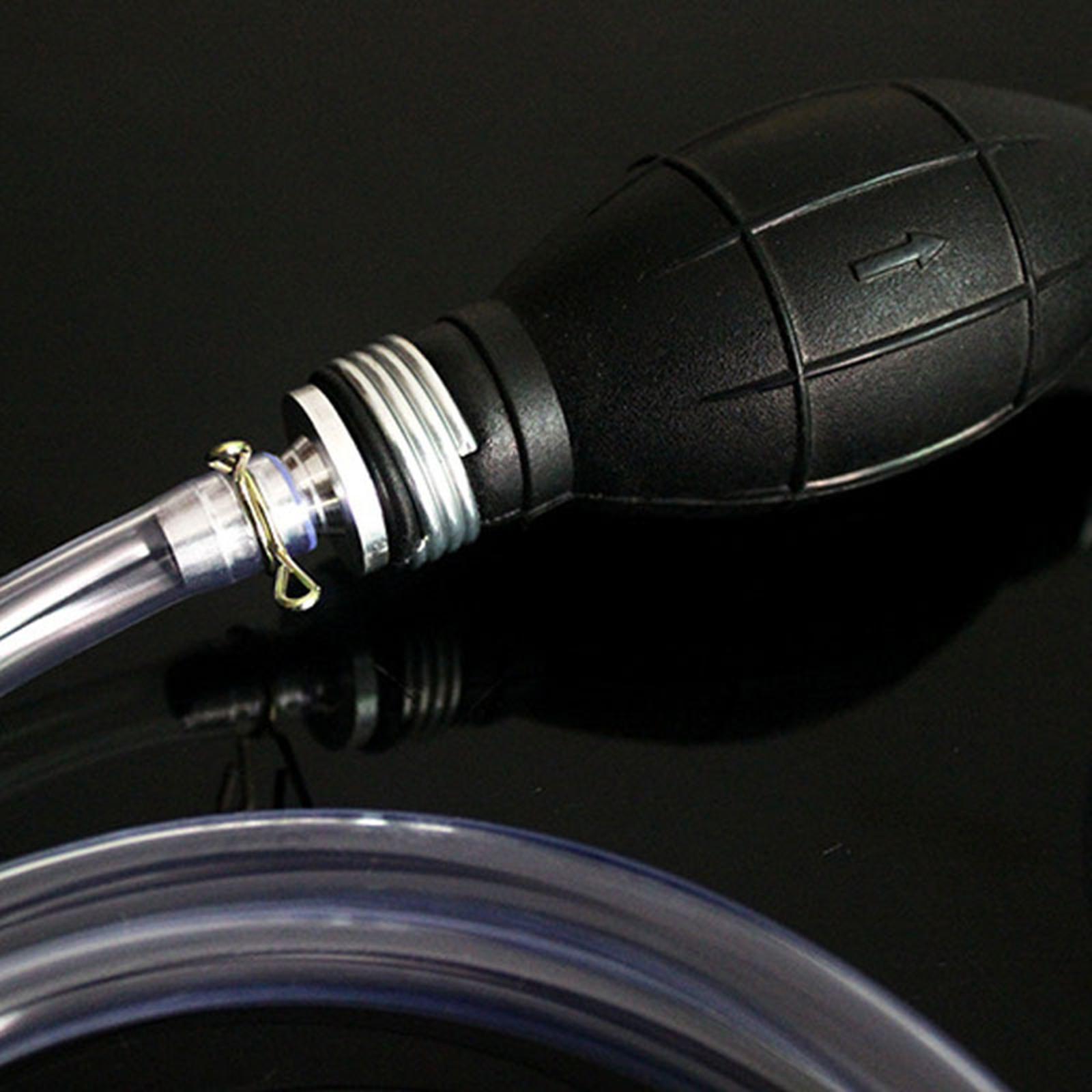 Gasoline Siphon Hose Pump, Gas Transfer Transfer Pump Fits for Oil Fuel Gas Boat