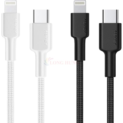 Cáp USB Type-C to Lightning Aukey Impulse Braided CL 0.9m CB-CL3 - Hàng chính hãng