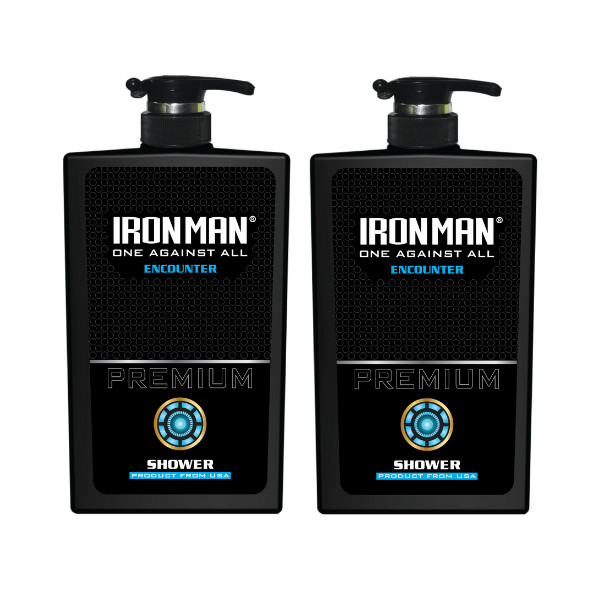 Sữa tắm hương nước hoa nam ữa tắm nhiệt ironman encounter 650g(Combo 2 chai)