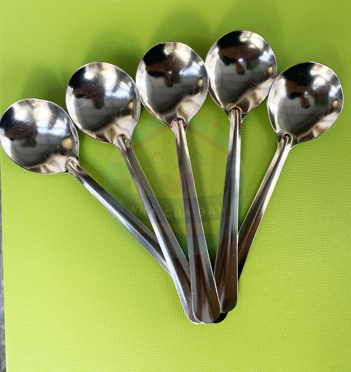 Muỗng các loại Inox chất lượng chất liệu 100% Inox bóng loáng kích thước 16x4cm