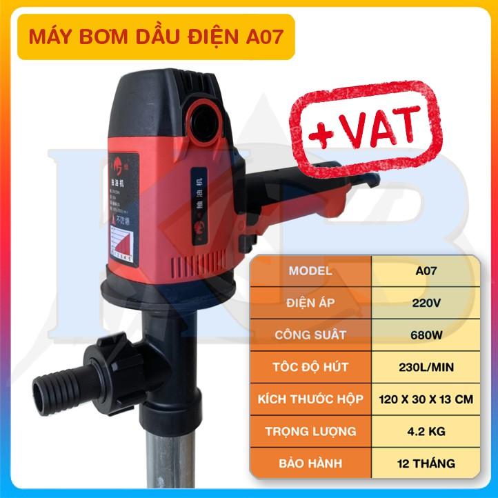 Bơm dầu nhớt điện 220V 680W (VAT)- A07