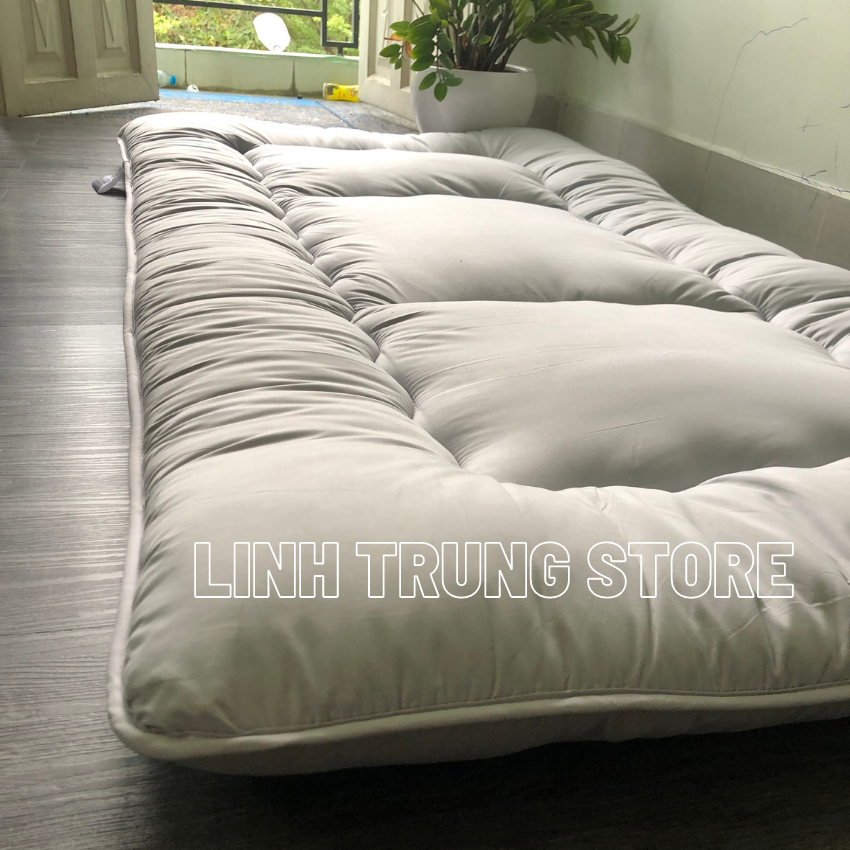 Nệm Bông Gòn Xuất Nhật, Nệm Trải Sàn Tiện Lợi, Đệm Văn Phòng Size 1m x 2m; 1.4m x 2m; 1.6m x 2m